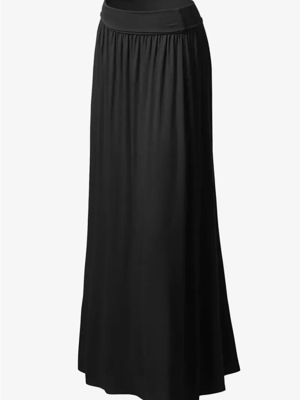 High Waist Pleated Elastic
Maxi Skirt Women